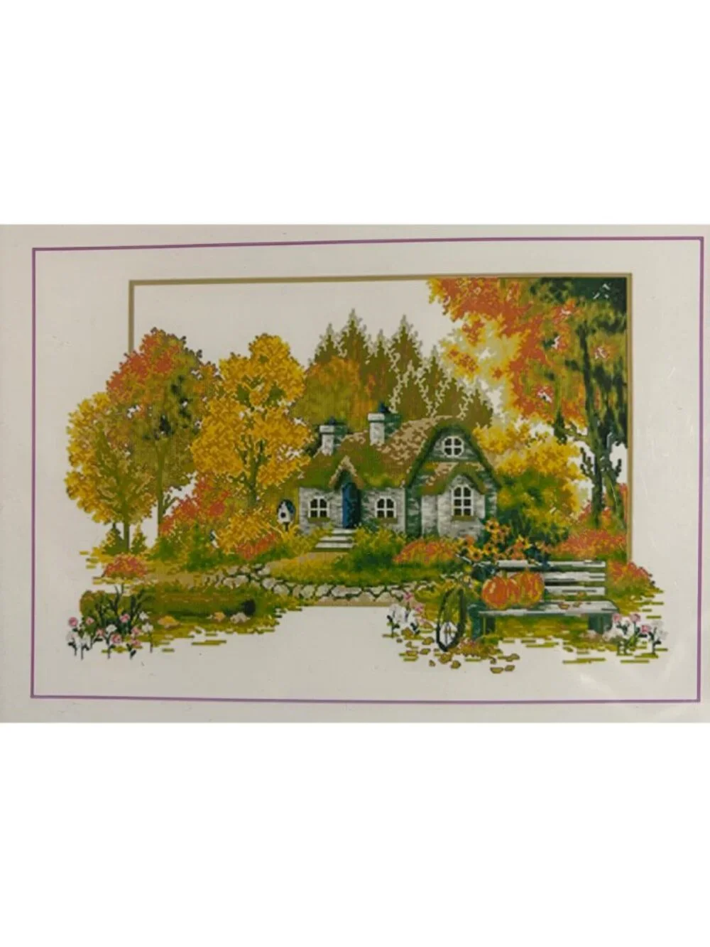 Spring Summer Fall & Winter Counted Cross Stitch Kits New w DMC Floss